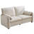 Jax Chenille Upholstered 2-Seater Sofa with Down-Filled Cushions-1598300979