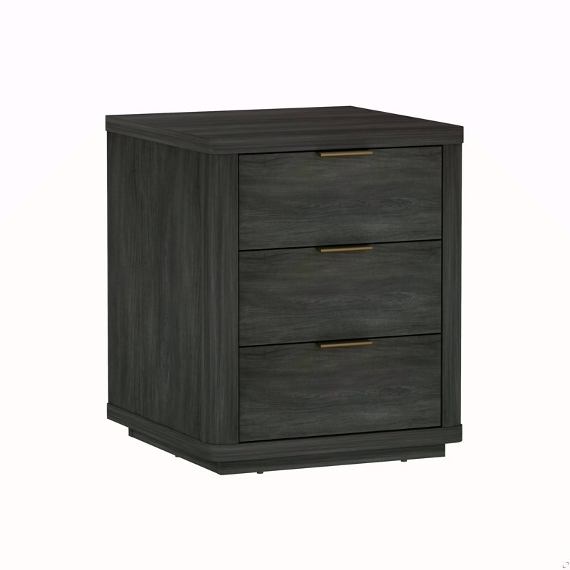 Table de chevet gris anthracite