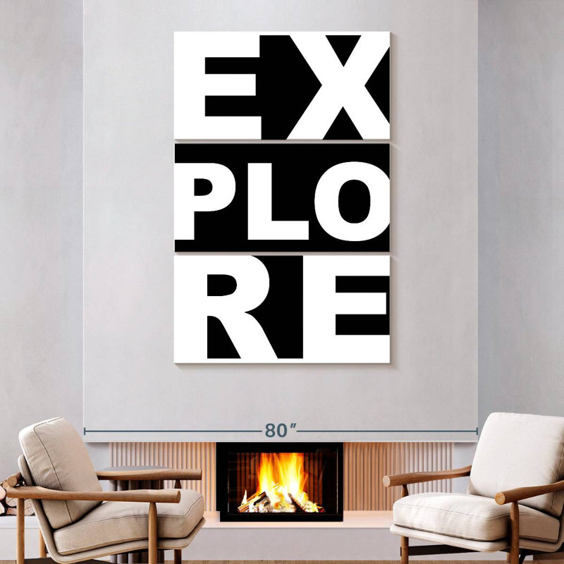 Tergel Explore Typography, 74" H x 48" W