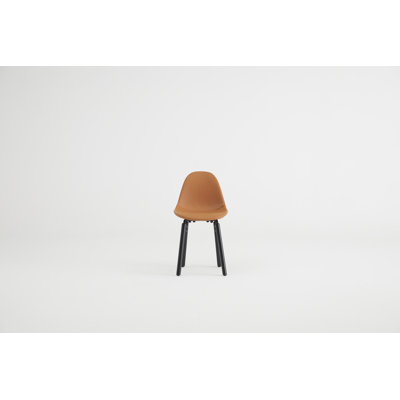 Chaise d’appoint rembourrée en cognac TA