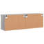 Unfinished TV Stand for TVs up to 28" with Fireplace Included-98524230