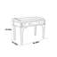 Commode classique rouge