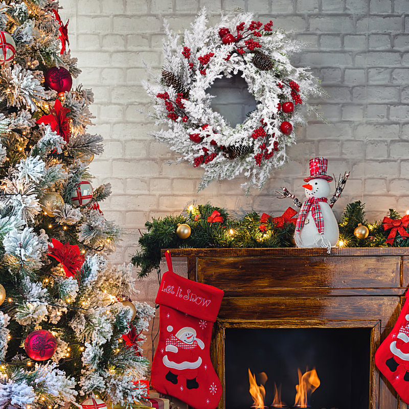 Faux 18'' Wreath
