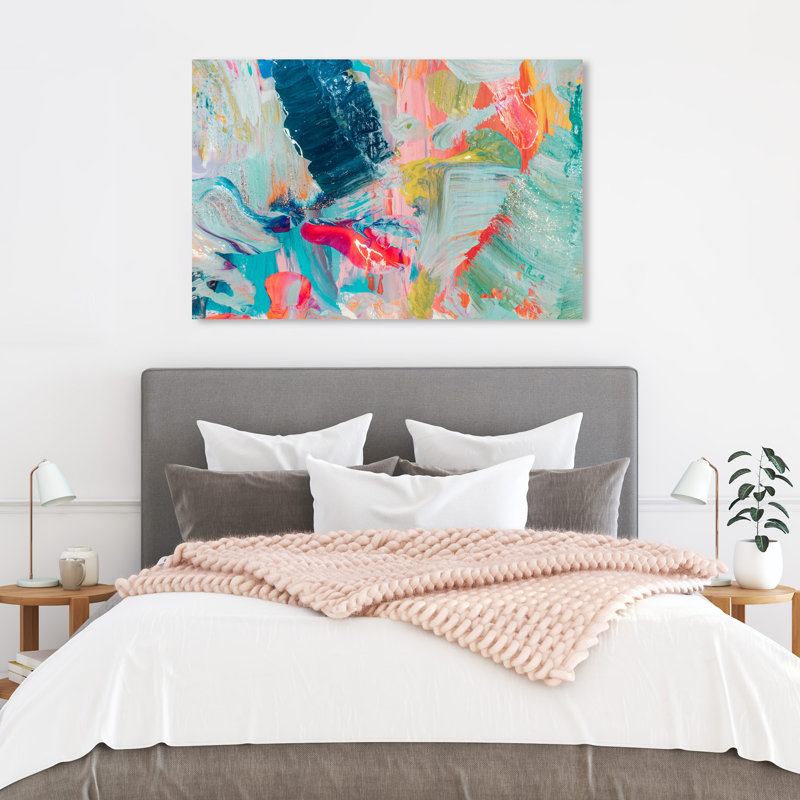 «Abstract That Love Feeling», impression sur toile, H 24 po x l 36 po, Toile tendue, Sans cadre