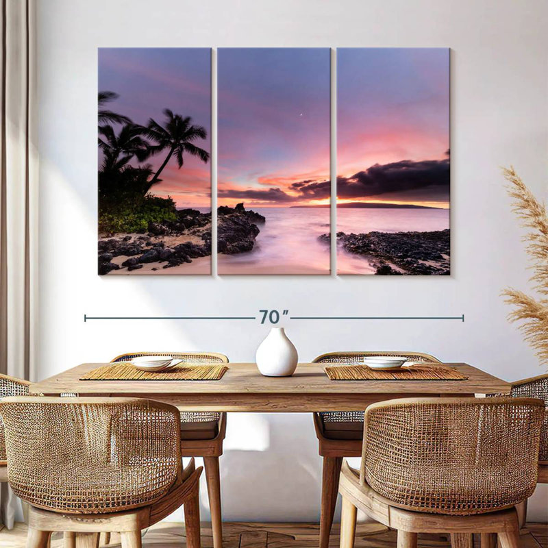 Gillard Makena Cove Hawaii Sunset, 42" H x 65" W