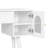 Elegant Vanity Makeup Table & Chair Set With Organizer, Writing Desk, And Charging Port For Modern Living-2080276095