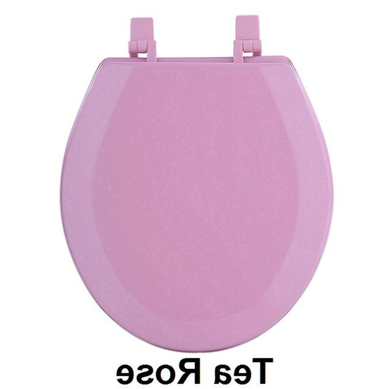 Siège de toilette rond Royal Throne, Thé rose