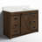 Jillian 48 " W Freestanding Standard Free Standing 1 Single Vanity Bathroom Vanity With Engineered Stone Top-312838309
