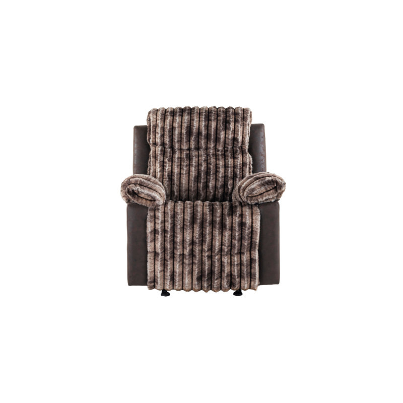Fauteuil inclinable Evoza - brun