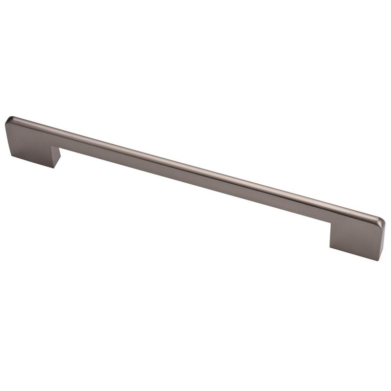 Poignée d'armoire mince en nickel satiné 6-1 / 4 po (160 mm) Slim Series (paquet de 5), Nickel satiné