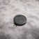 Light gray shag area rug