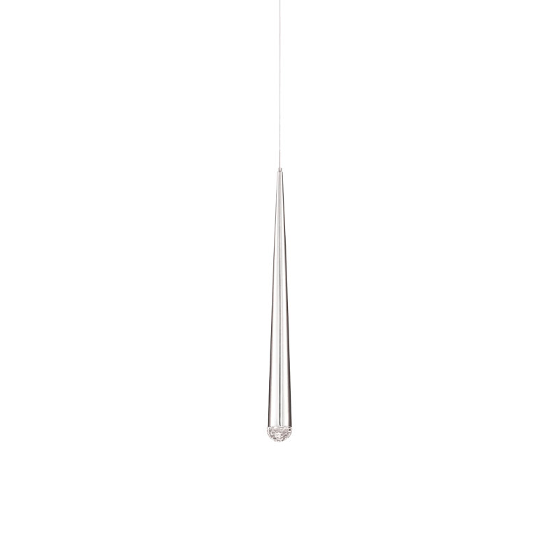 Cascade 23 - Light Dimmable Tiered Chandelier, Polished Nickel, 10