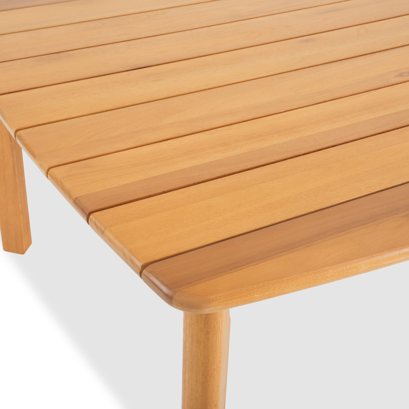 55" Eucalyptus Patio Dining Table
