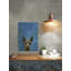 «What Up Llama», reproduction sur toile tendue-27175555