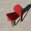 Ensemble de 4 chaises d'intérieur Crimson, en polypropylène anti-rayures, pieds en chêne finis à la main, confort optimal toute la journée, siège en polypropylène de qualité industrielle, design ergonomique et adaptatif.