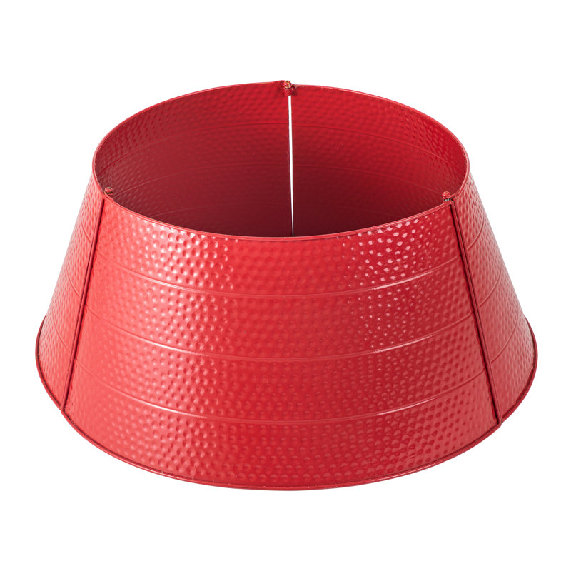 Collier d'arbre en métal 26 po P, Rouge, H 11,25 po x l 26 po