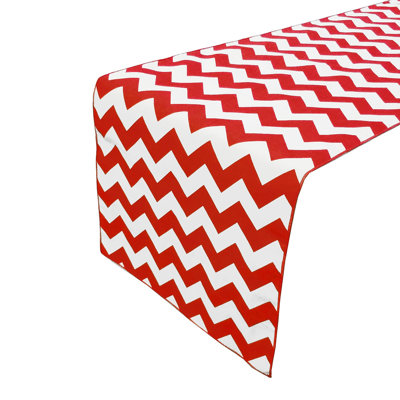 Chevron Print Table Runner