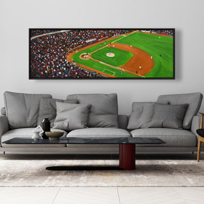 Baseball Game Print On Canvas