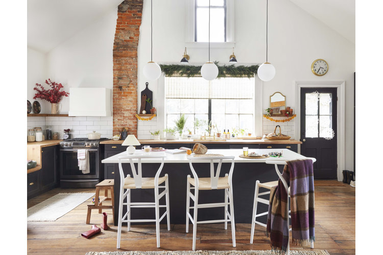 Modern Christmas Kitchen Decor with a Vintage Feel - A Slice of Style