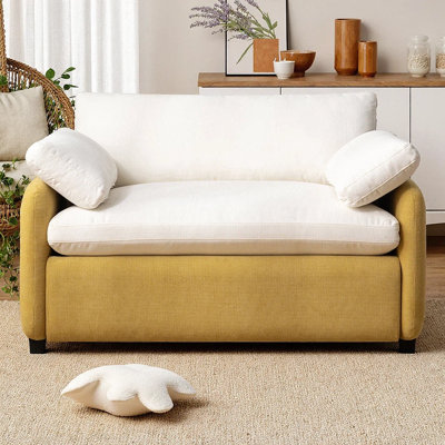 Fauteuil surdimensionné en chenille Cloud Comfort