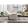 Divona 63.8" Wide Microfiber Upholstered Zero Clearance Recliner Power Reclining Loveseat Sofa with USB Port, 2-Seater Recliner Loveseat