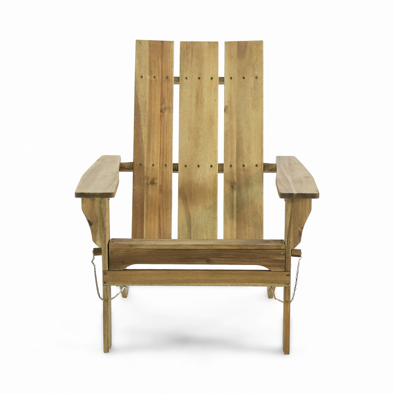 Chaise Adirondack pliable, Naturel
