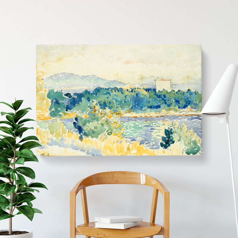 Landscape Vol.4 by Henri-Edmond Cross - Wrapped Canvas, 35cm H x 50cm W x 3cm D