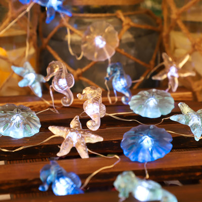Indoor 40 - Bulb 10'' Battery Powered LED Fairy String Light