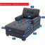 Chaise longue Kasper-95497021