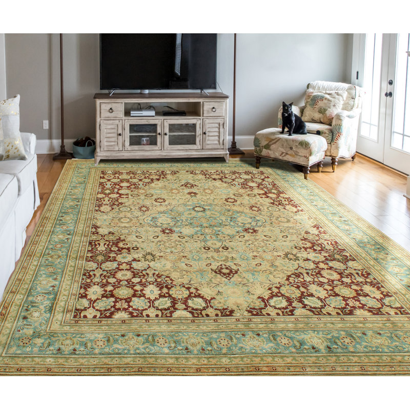 Vegetable-dyed Pak-Persian Cebrail Lt. Brown Rug