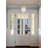 Kendrie 3-Light Indoor Golden Coral Pendant with Etched Seedy Glass Large Bell Shade