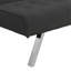 Structure en bois, pieds en acier inoxydable, futon, canapé-1209853009