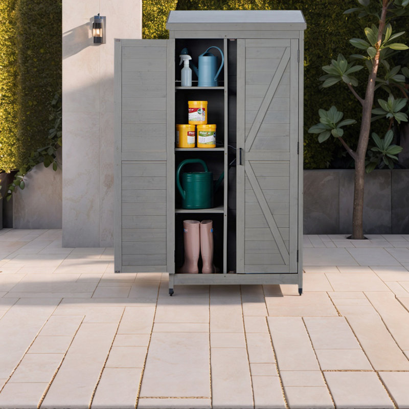 Armoire de rangement en bois