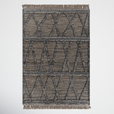 Leanna Hand-Knotted Chevron Rug