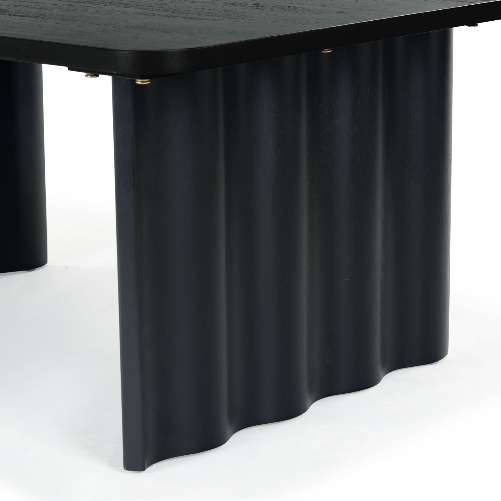30" Rectangular Coffee Table, Black