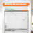 56–60 In. W X 60 In. H Framed Double Sliding Tub Door In Brushed Nickel With 1/4 In.(6mm) Clear Tempered Glass-124465174