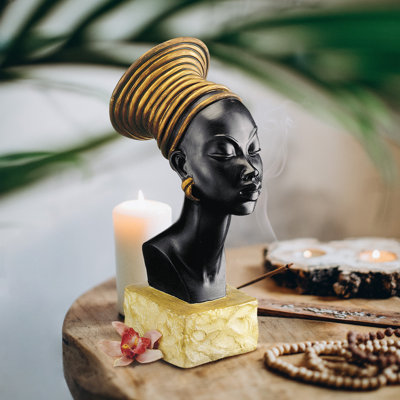 Buste sculpté Nubian