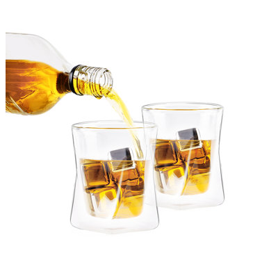 Ensemble de 2 verres à whisky 10 oz à double paroi Moderna Artisan Series