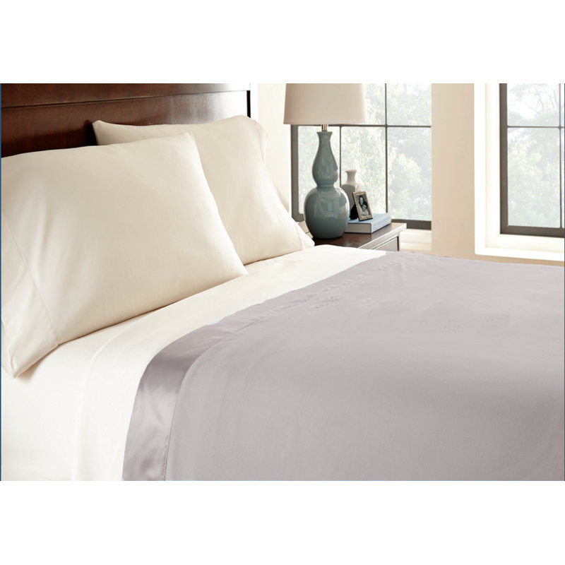King Size Greystone Micro Flannel Fleece Sheet Blanket