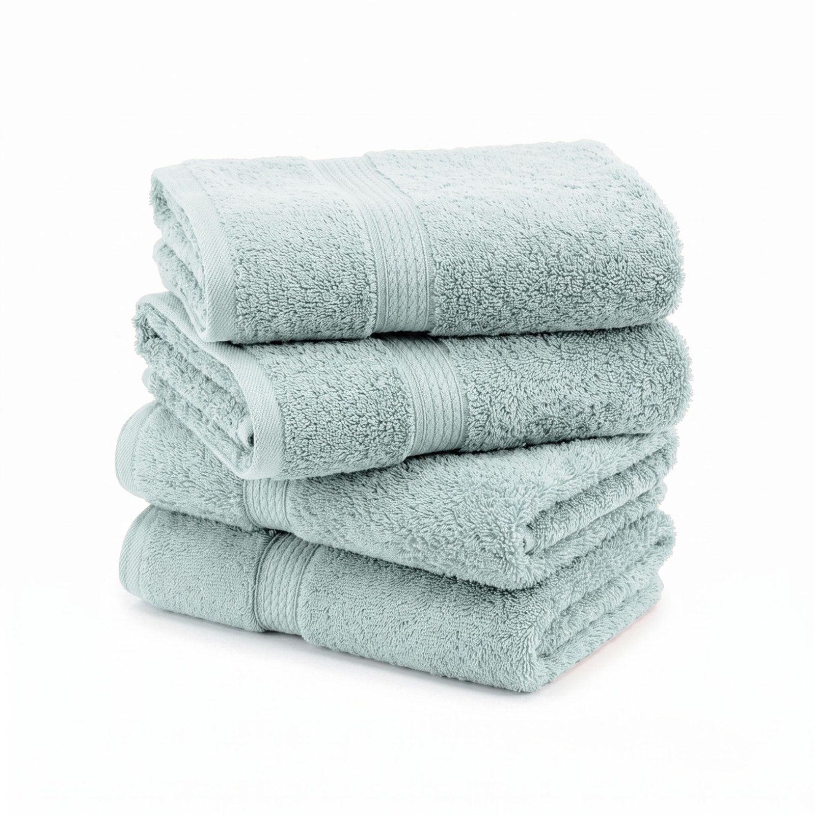 Egyptian Cotton Hand Towels, Sea Foam