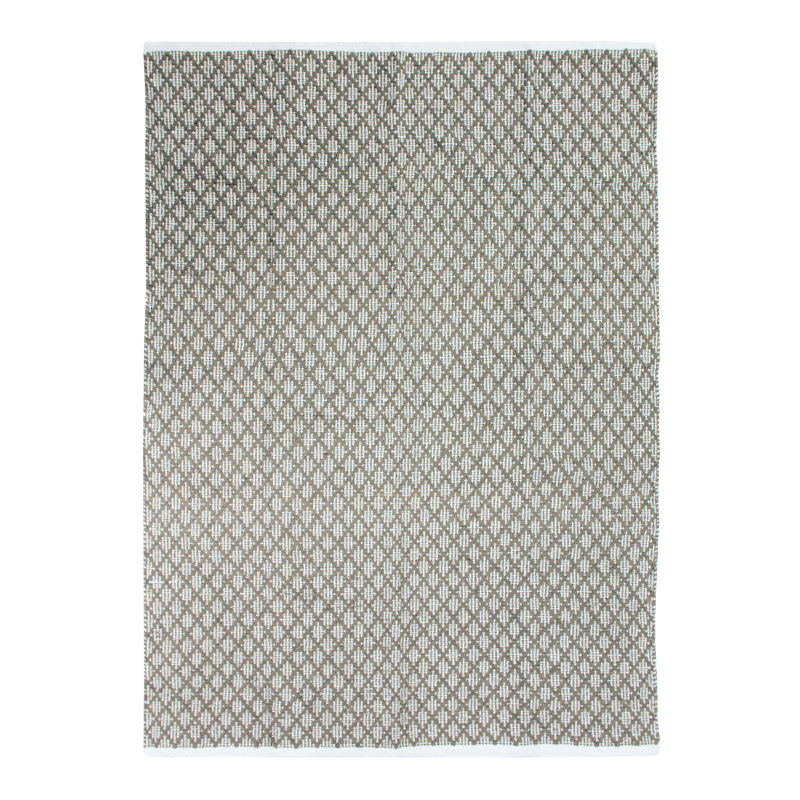 Almeta Solid Colour Hand Woven Area Rug, Rectangle 160 x 230cm