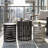 Round Metal Outdoor Side Table, End Table, Small Coffee Table, Patio End Table, Metal Coffee End Tables Set of 3 Modern Furniture Nightstands Decor Side Tables Plant Stand