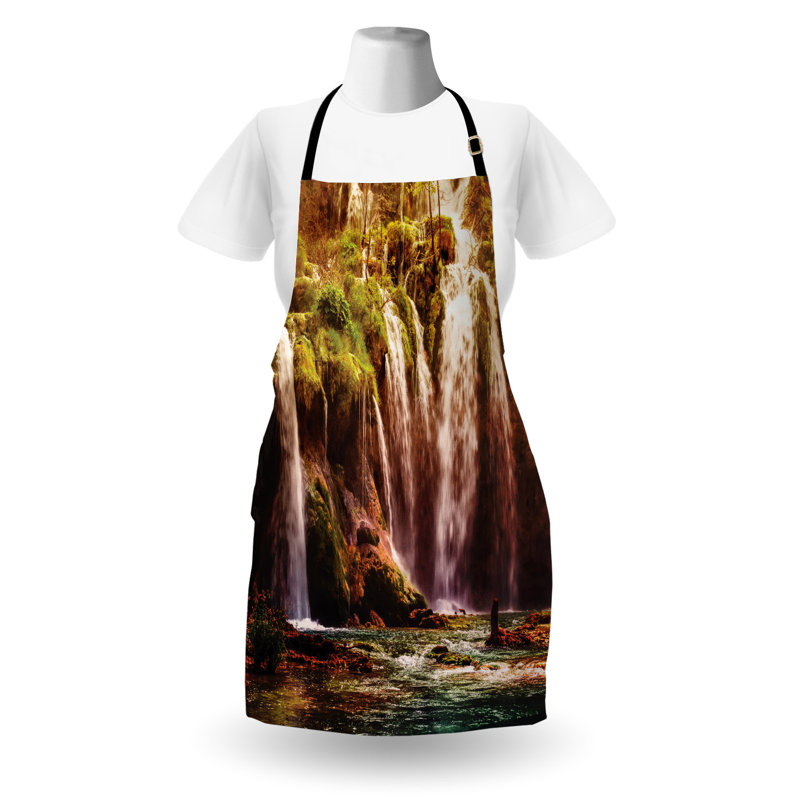 No Pattern Bib Apron