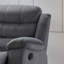 Causeuse inclinable de massage lombaire à 2 vitesses - Relaxation, regarder la télévision et faire la sieste, pour le salon / salle familiale, tissu en polyester avec système de rails en acier, revêtement en polyester facile à nettoyer