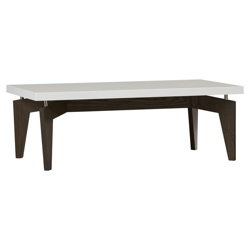 Table basse Crossville, Marron foncé