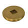 4" Countersunk Southern Code Brass Plug 4-1/2" OD