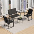 4 - Person Patio Dining Set with Square Table