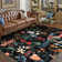 Pearcy Machine Washable Floral Area Rug With Non-Slip Backing