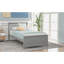 Lit moderne, lit plateforme en bois-114231068