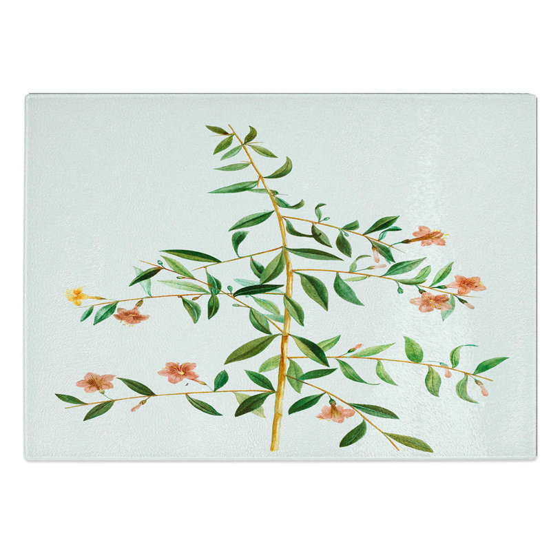 Glass Goji Berry Tree Flowers by Pierre-Joseph Redoute Chopping Board, 39 cm W x 28.5 cm L